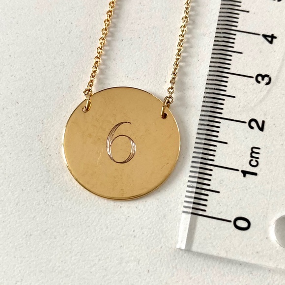 Stella & Dot Disc Necklace - Gold - Picture 1 of 4